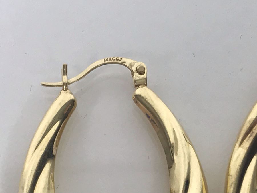 LAST MINUTE ADD - 14K Gold Earrings 3.2g [Photo 6]
