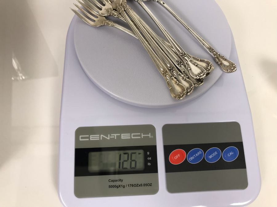 Sterling Silver Gorham Flatware Set With Sterling Serving Pieces In Wooden Silver Storage Chest (Sterling Weight: 1,851g, Silver Value: $1,462) (Total Replacement Retail Value: $8,451) - See Listing For Details [Photo 36]