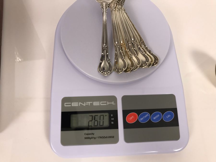 Sterling Silver Gorham Flatware Set With Sterling Serving Pieces In Wooden Silver Storage Chest (Sterling Weight: 1,851g, Silver Value: $1,462) (Total Replacement Retail Value: $8,451) - See Listing For Details [Photo 37]