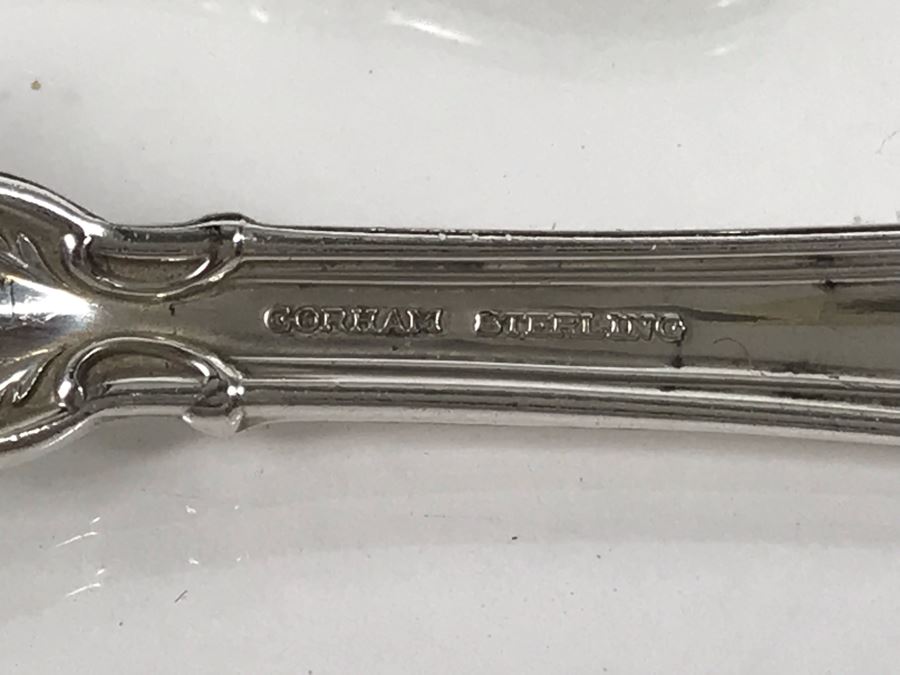 Sterling Silver Gorham Flatware Set With Sterling Serving Pieces In Wooden Silver Storage Chest (Sterling Weight: 1,851g, Silver Value: $1,462) (Total Replacement Retail Value: $8,451) - See Listing For Details [Photo 22]