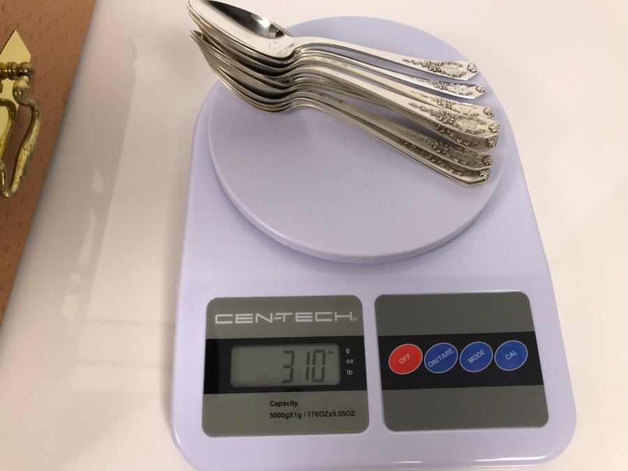 Antique Sterling Silver Flatware Set With Silverware Chest - Madam Jumel Pattern 1909 Patent By Whiting Manufacturing Co (Sterling Weight: 1,694g, Silver Value: $1,338) (Total Replacement Retail Value: $2,686) - See Listing For Details [Photo 21]