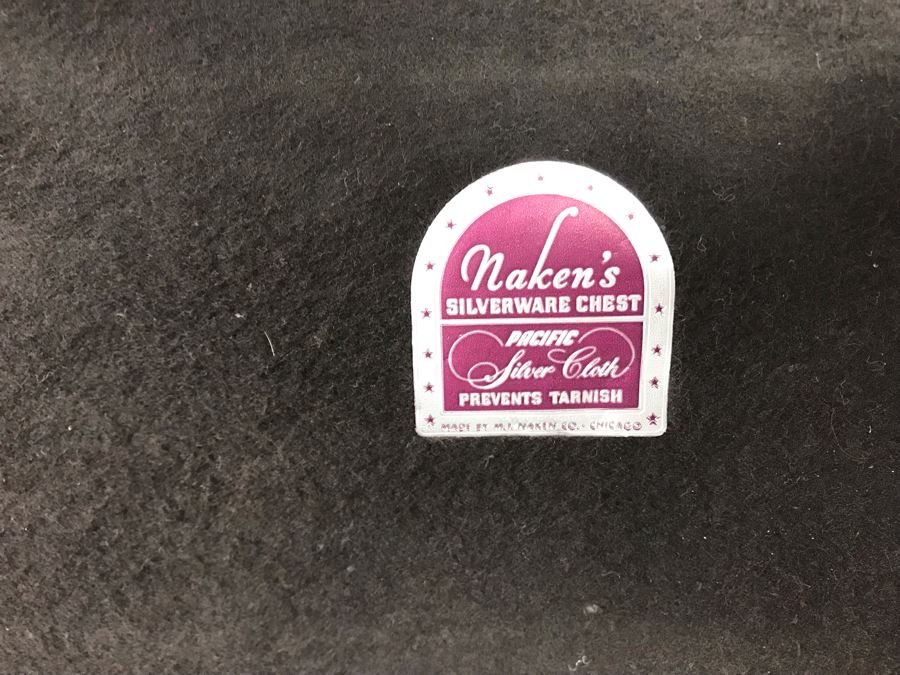 Antique Sterling Silver Flatware Set With Silverware Chest - Madam Jumel Pattern 1909 Patent By Whiting Manufacturing Co (Sterling Weight: 1,694g, Silver Value: $1,338) (Total Replacement Retail Value: $2,686) - See Listing For Details [Photo 28]