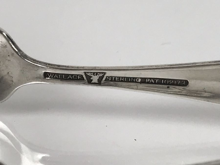 Vintage Sterling Silver Wallace Sugar Cube Tongs (Sterling Weight: 22g, Silver Value: $17) [Photo 4]