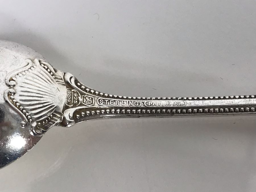 (3) Ornate Sterling Silver Spoons (Sterling Weight: 82g, Silver Value: $64) [Photo 11]