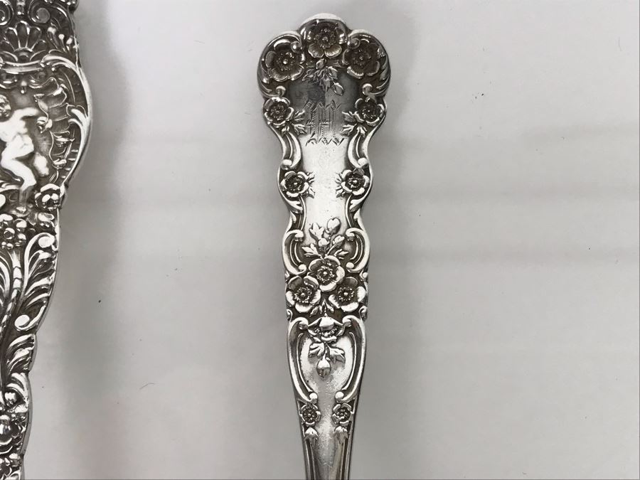 (3) Ornate Sterling Silver Spoons (Sterling Weight: 82g, Silver Value: $64) [Photo 3]