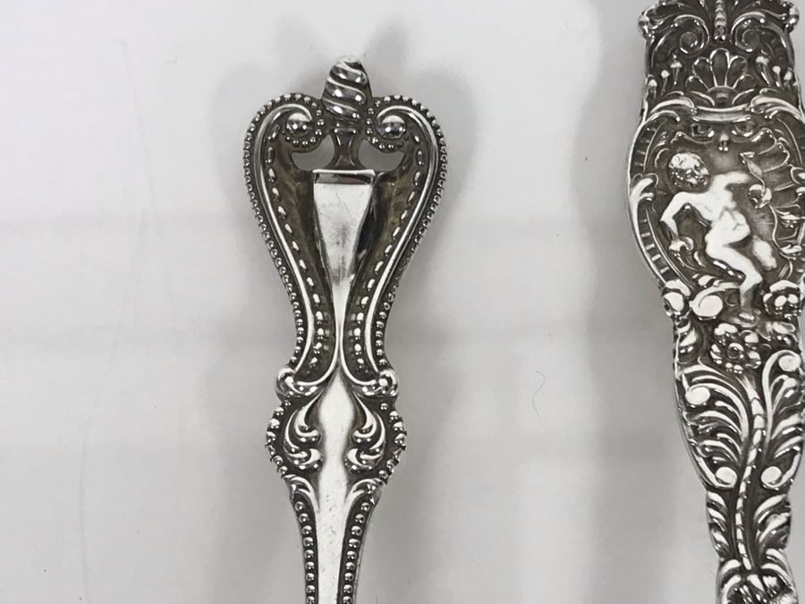 (3) Ornate Sterling Silver Spoons (Sterling Weight: 82g, Silver Value: $64) [Photo 6]