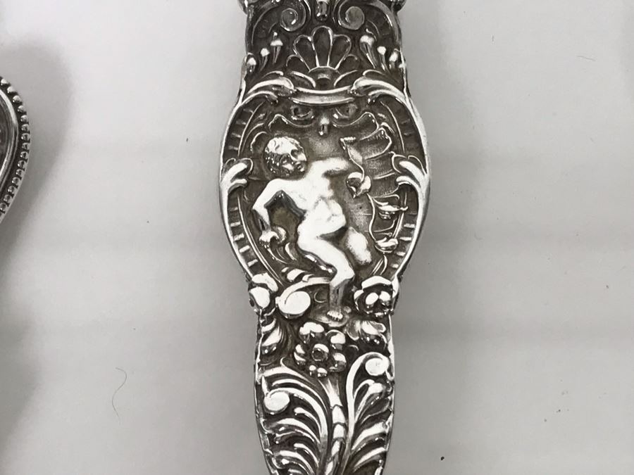 (3) Ornate Sterling Silver Spoons (Sterling Weight: 82g, Silver Value: $64) [Photo 5]
