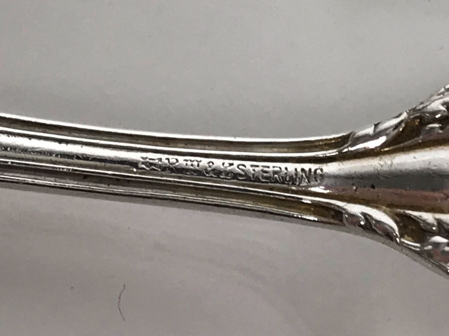 (6) Antique Vintage Sterling Silver Spoons (Sterling Weight: 119g, Silver Value: $94) [Photo 12]