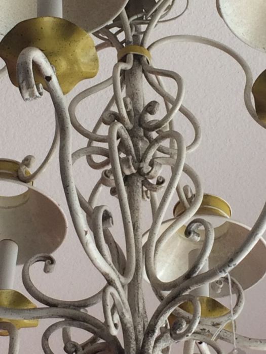 White and Yellow Italian Light Fixture [Photo 3]