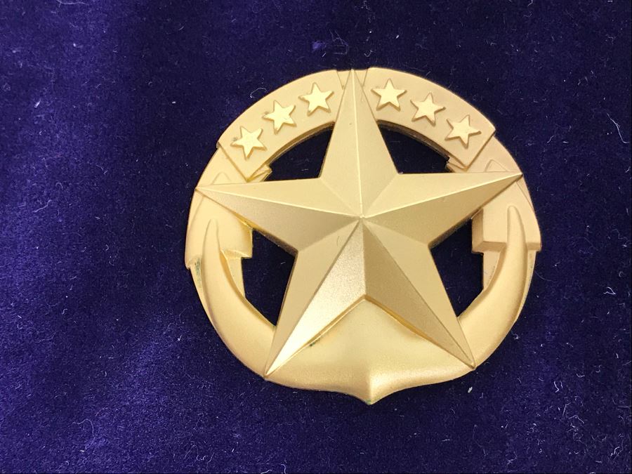 USN Captain Joseph J. Meyer Jr. USN Medals Presented For 32 Years Of Devoted Navy Service Displayed In Wooden Shadowbox Case With Sliding Glass Top 21 X 19 [Photo 47]