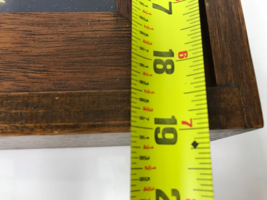 USN Captain Joseph J. Meyer Jr. USN Medals Presented For 32 Years Of Devoted Navy Service Displayed In Wooden Shadowbox Case With Sliding Glass Top 21 X 19 [Photo 52]