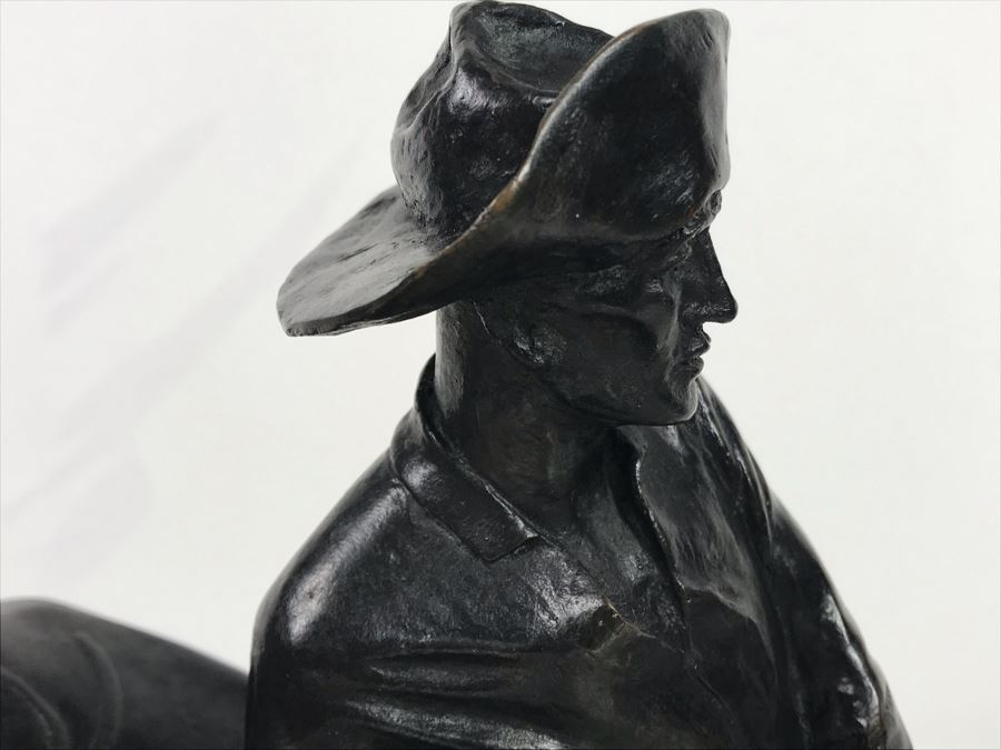 Limited Edition Frederic Remington 'The Outlaw' Bronze Museum Collection Inc 1979 C. Golding 590 Of 1,000 12W X 7D X 18H (USNE) [Photo 7]