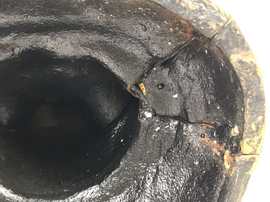 Vintage Gilded Metal Tibetan Vasudhara Buddha Statue Sculpture (Believe Base Metal Is Steel - Heavy) 8W X 6.5D X 12H (USNE) [Photo 31]