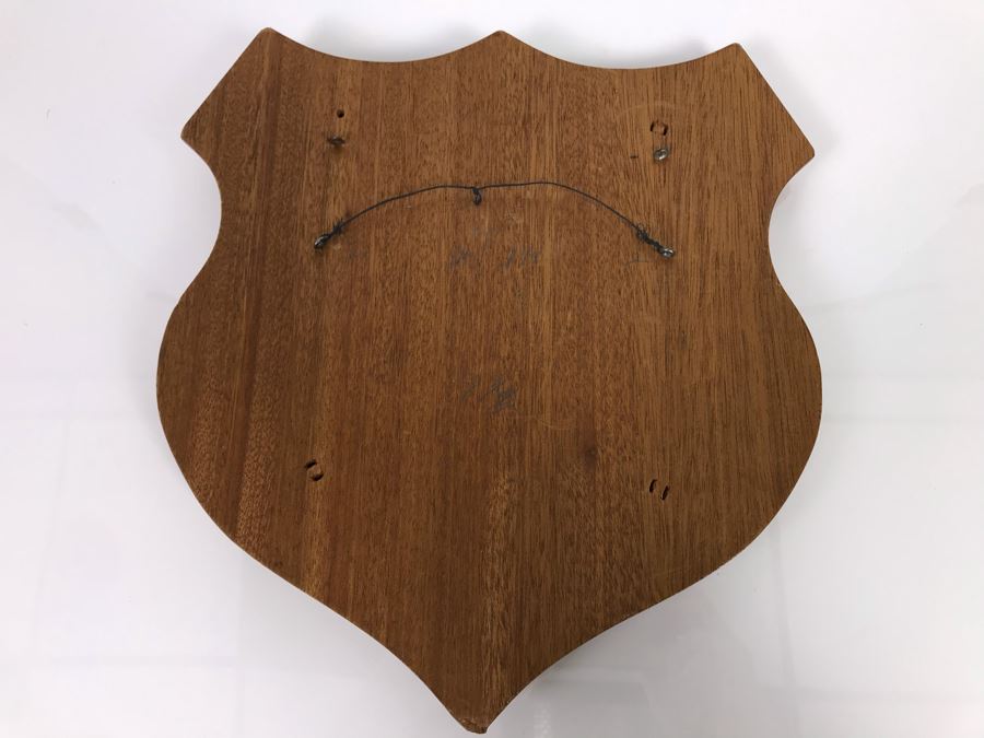 Brass USN Plaque Presented To CDR J. J. Meyer Jr., Commanding Officer Of Submarine U.S.S. Barbel (SS-580) 1960-1962 13 X 13 [Photo 10]