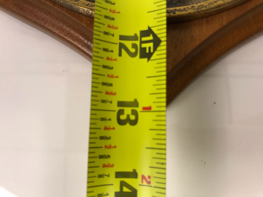 Brass USN Plaque Presented To CDR J. J. Meyer Jr., Commanding Officer Of Submarine U.S.S. Barbel (SS-580) 1960-1962 13 X 13 [Photo 9]