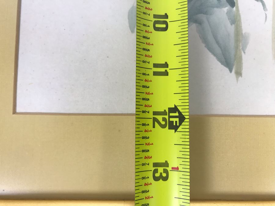 Framed Original Signed Japanese Watercolor Painting 9.5 X 12 (USNE) [Photo 11]