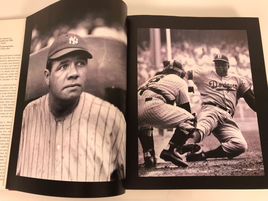 Hand Signed Book: Baseball An Illustrated History Signed By Ken Burns And Geoffrey C. Ward (USNE) [Photo 11]