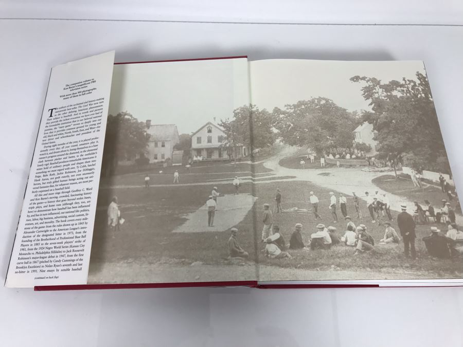 Hand Signed Book: Baseball An Illustrated History Signed By Ken Burns And Geoffrey C. Ward (USNE) [Photo 6]