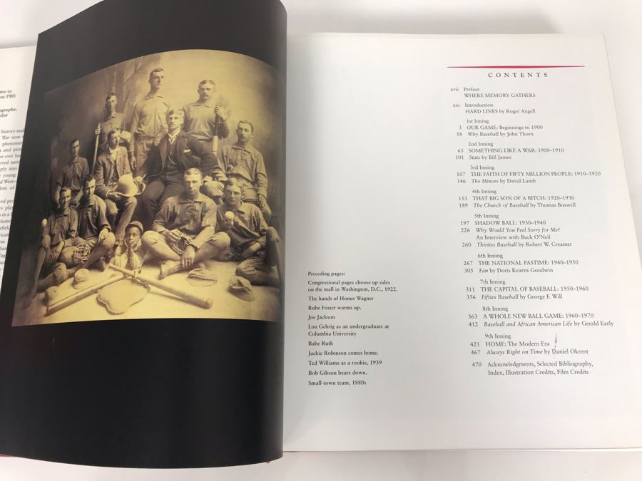 Hand Signed Book: Baseball An Illustrated History Signed By Ken Burns And Geoffrey C. Ward (USNE) [Photo 12]