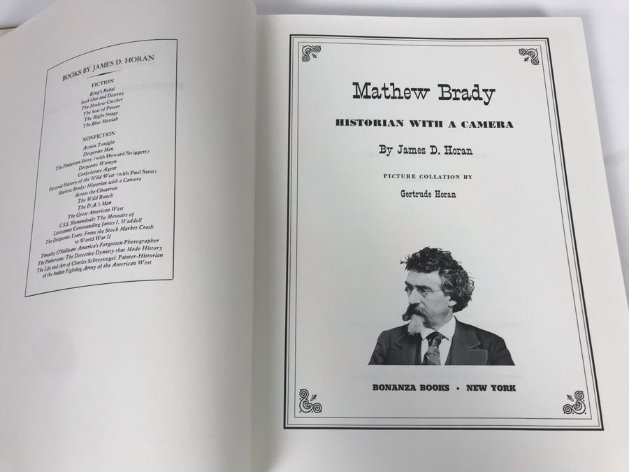 Book: Mathey Brady Historian With A Camera By James D. Horan (USNE) [Photo 4]