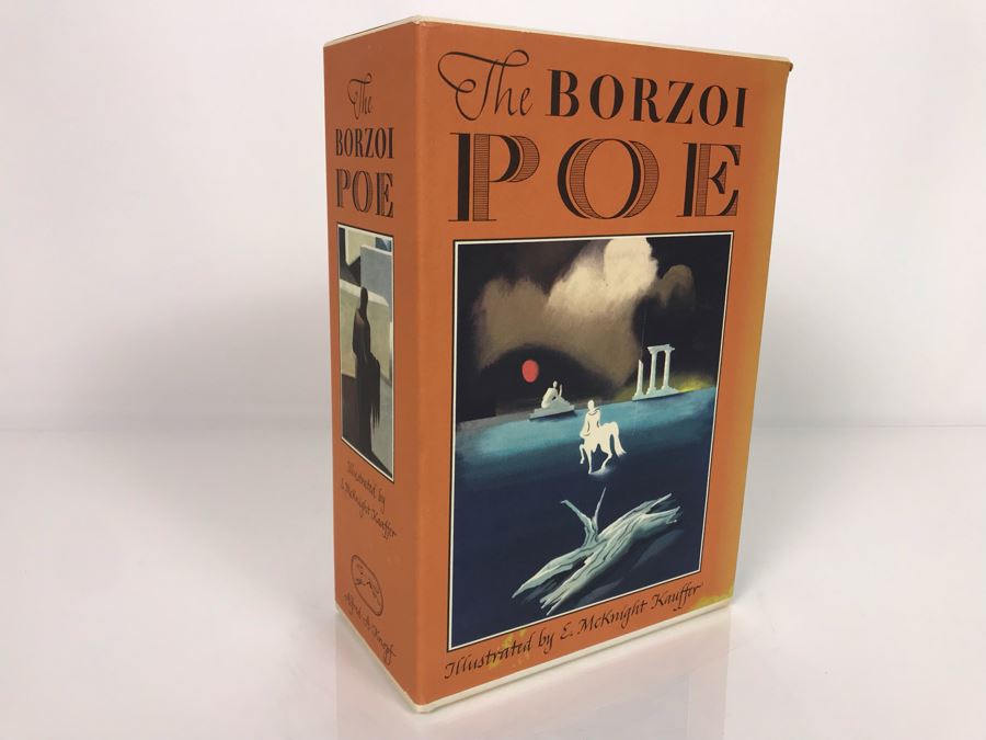 2 Book Set: The Borzoi Poe, The Complete Poems And Stories Of Edgar Allan Poe (USNE) [Photo 2]