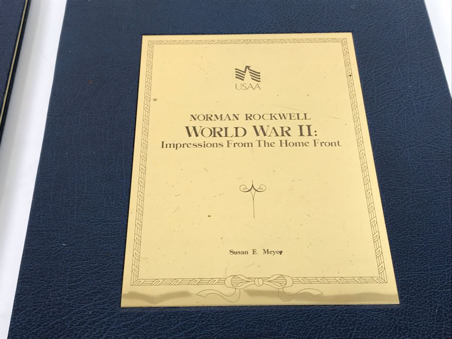 Signed Book: Norman Rockwell World War II: Impressions From The Home Front Signed By Susan E. Meyer And Robert F. McDermott 11.5 X 16 (USNE) [Photo 3]
