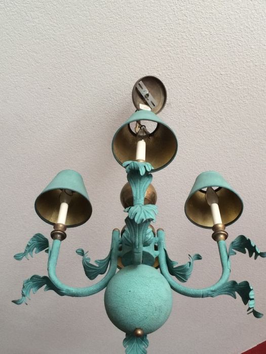 Turquoise Light Fixture [Photo 2]