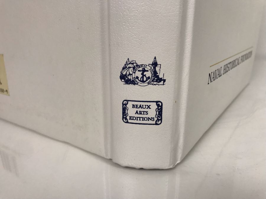 The Navy Coffee Table Book From The Naval Historical Foundation With Metal Plaque On Front Cover Beaux Arts Editions 11 X 14.5 (USNE) [Photo 4]