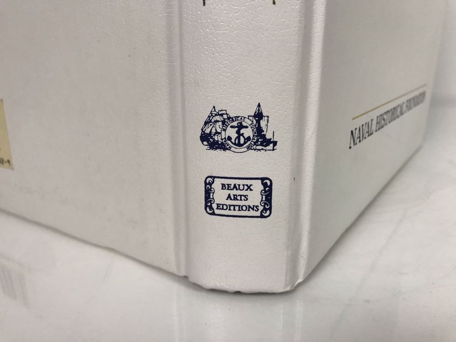 The Navy Coffee Table Book From The Naval Historical Foundation With Metal Plaque On Front Cover Beaux Arts Editions 11 X 14.5 (USNE) [Photo 5]