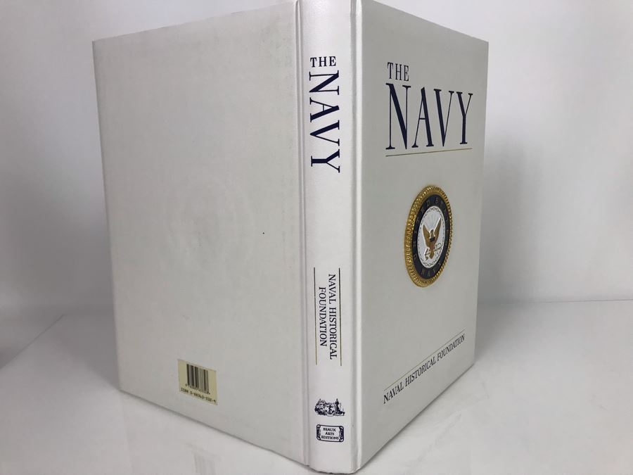 The Navy Coffee Table Book From The Naval Historical Foundation With Metal Plaque On Front Cover Beaux Arts Editions 11 X 14.5 (USNE) [Photo 3]