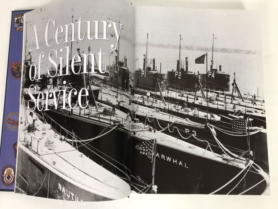 Large Coffee Table Book: United States Submarines By Naval Submarine League With Metal Plaque On Front Cover 10.5 X 14.5 (USNE) [Photo 12]