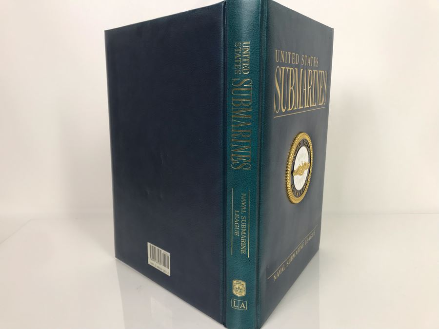 Large Coffee Table Book: United States Submarines By Naval Submarine League With Metal Plaque On Front Cover 10.5 X 14.5 (USNE) [Photo 3]