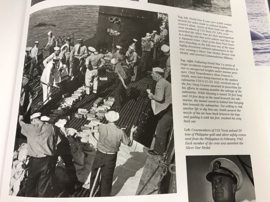 Large Coffee Table Book: United States Submarines By Naval Submarine League With Metal Plaque On Front Cover 10.5 X 14.5 (USNE) [Photo 22]