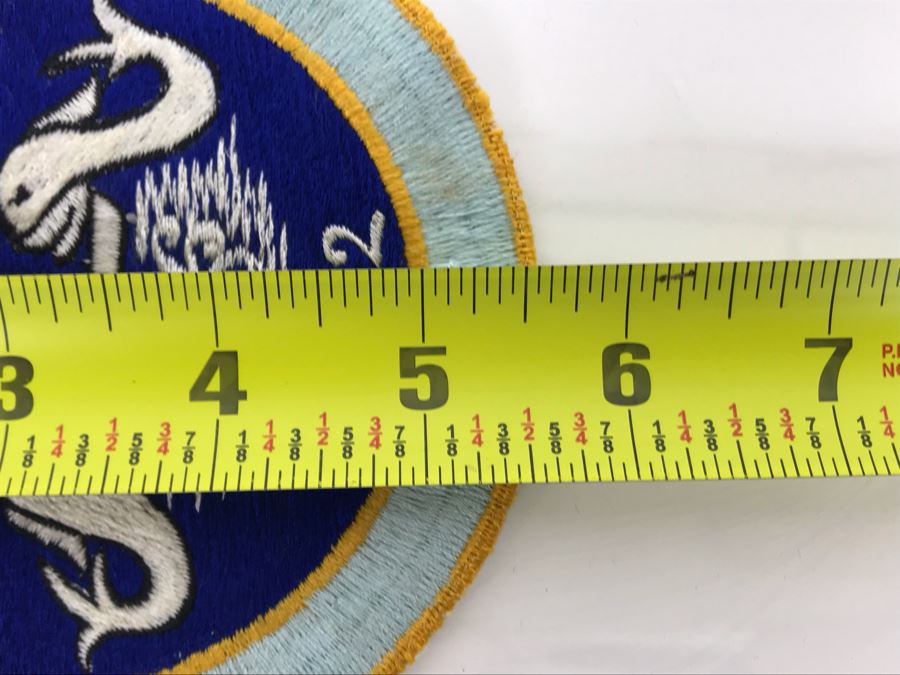 Rare Authentic Vintage USS Scabbardfish SS 397 Wespac Submarine Patch 1952 5.5'R (USNE) [Photo 6]