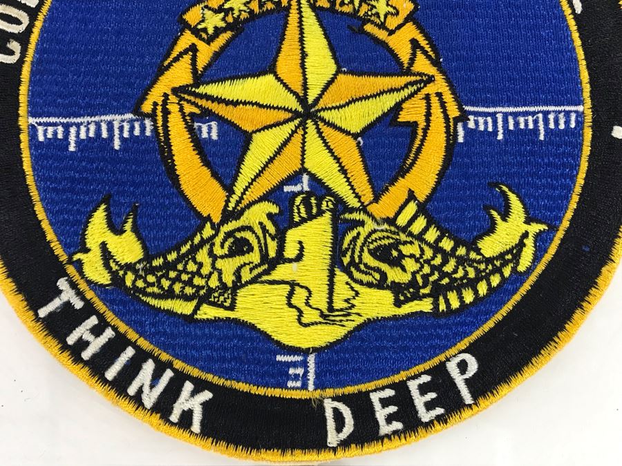 Rare Vintage USN Comsubpac PCO School Think Deep Submarine Patch 6'R (USNE) [Photo 4]
