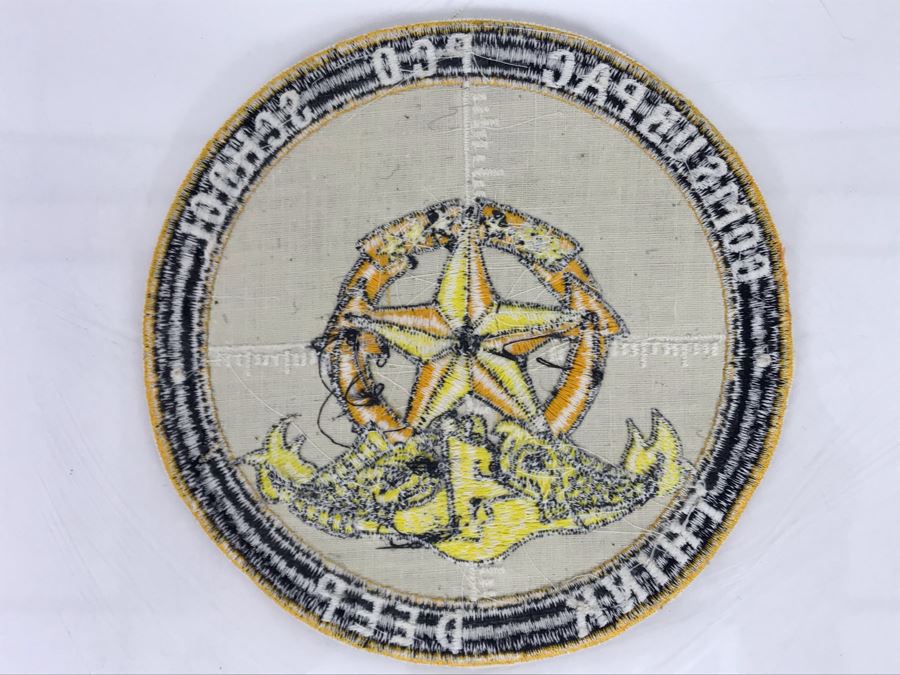 Rare Vintage USN Comsubpac PCO School Think Deep Submarine Patch 6'R (USNE) [Photo 5]