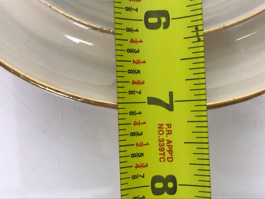 Vintage Hand Colored Trinket Dish Featuring Clipper Ship Tillie E. Starbuck 1883-1906 7'R (USNE) [Photo 7]