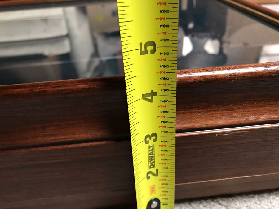 Framed U.S. Navy Captain Joseph J. Meyer Jr.'s Ceremonial Sword And Scabbard Circa 1953 Commanding Officer Of Submarine USS Barbel In Modern Shadowbox Frame With Gilt Trim 41W X 13H X 4.5D [Photo 25]