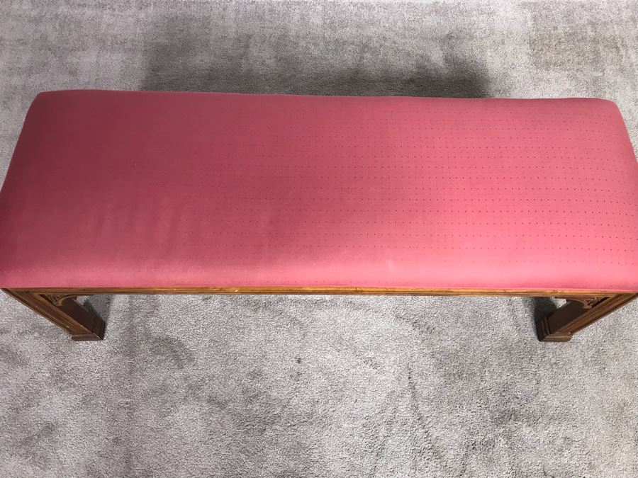 Henredon Wooden Bench 48W X 16D X 18H (USNE) [Photo 11]