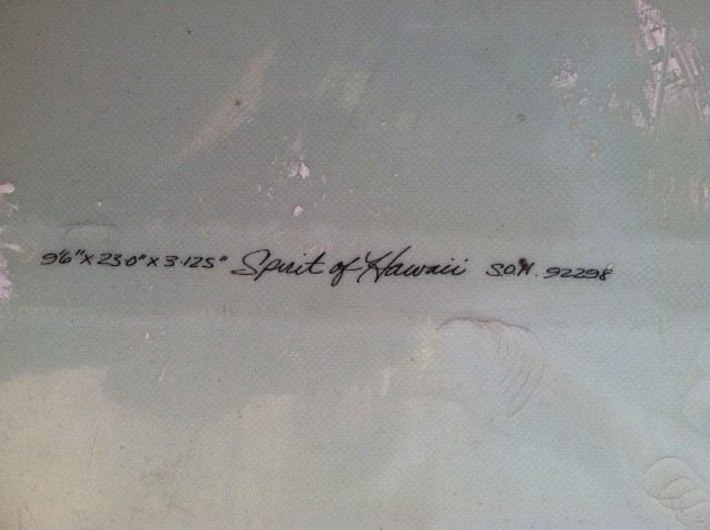 Spirit of Hawaii Longboard Hank Byzak Surfboard [Photo 12]