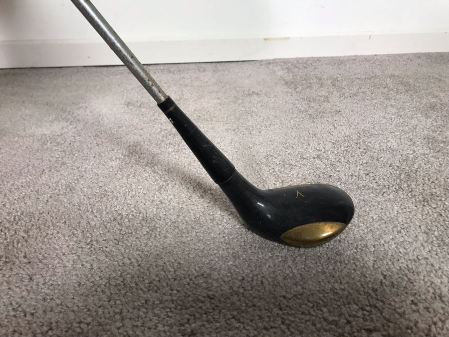 Custom Made Golfer Novelty Side Table Cocktail Table With Brass Plaque 'Capt Joe Meyer From Nickie Braidman & The WPC Unit 1993' 30W X 18D X 20H [Photo 8]