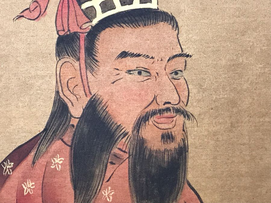 Large Original Ma Hai Feng Painting Chinese Hong Kong Hand Sculptured And Hand Painted Titled 'Horsemen' Hai Feng Wood Arts Signed By Hai Feng With Certificate Of Authenticity On Back 88W X 33H (USNE) [Photo 6]