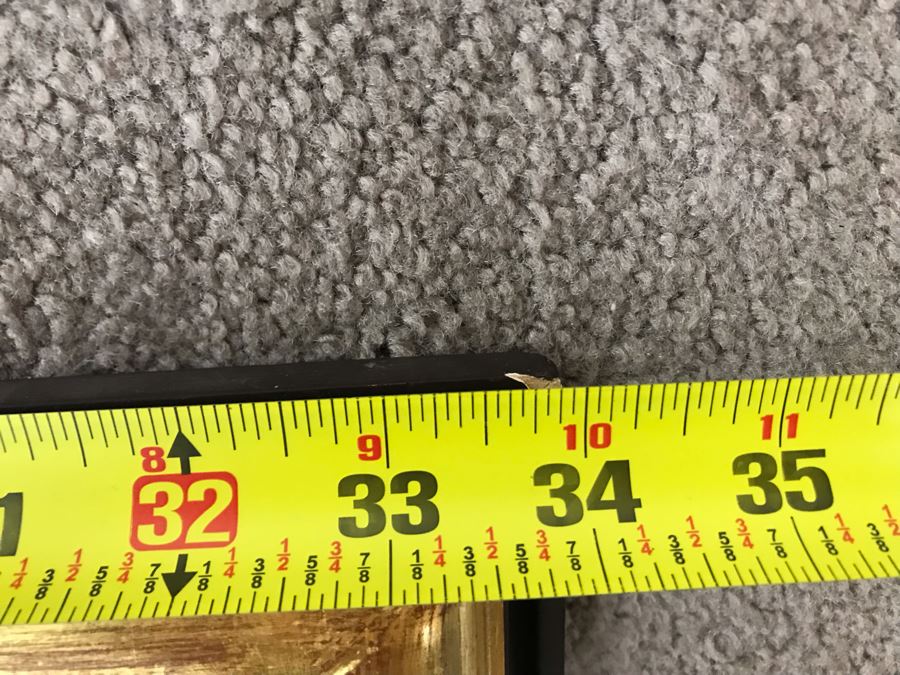 Original Tempera Painting By Mi Chou Titled 'Egrets' In Gilt Wood Frame 34 X 44 (USNE) [Photo 11]