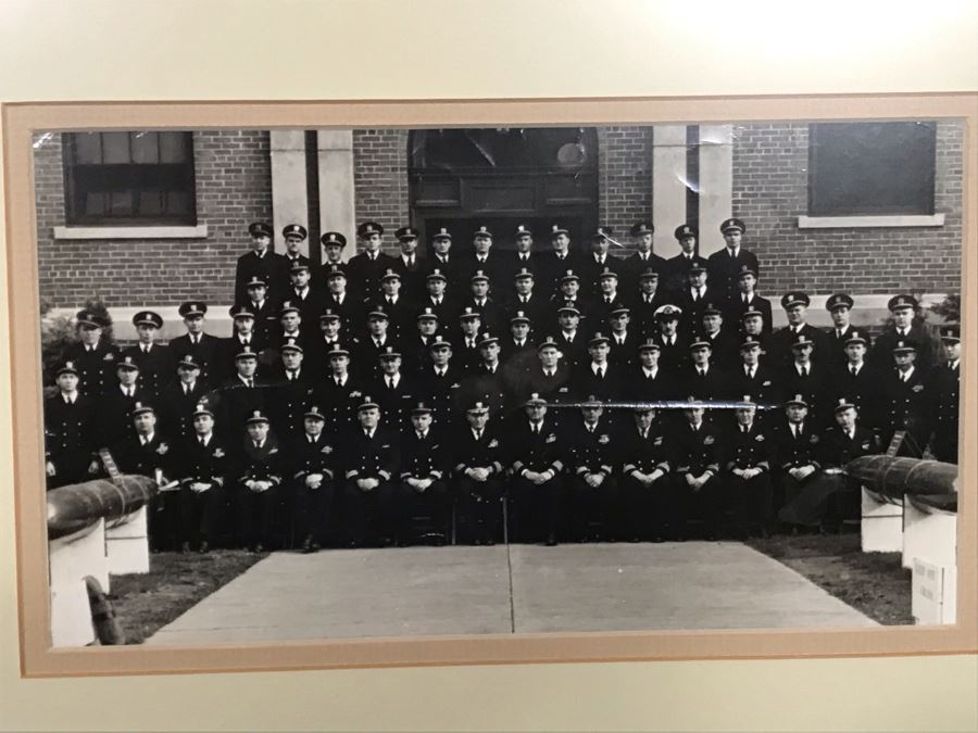 Framed B&W Photographs From USN Captain Joseph J. Meyer Jr. United States Navy Submarine Commanding Officer 30 X 30 [Photo 8]