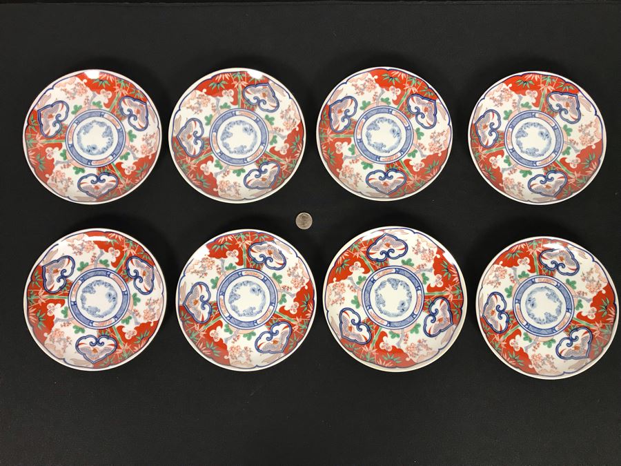 Set Of Six Georges Briard Heirloom Fine China Plates 7.75R (JKE) [Photo 3]