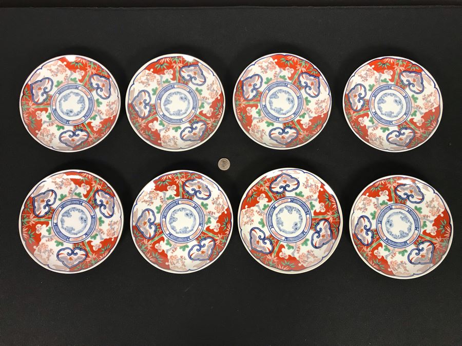 Set Of Six Georges Briard Heirloom Fine China Plates 7.75R (JKE)