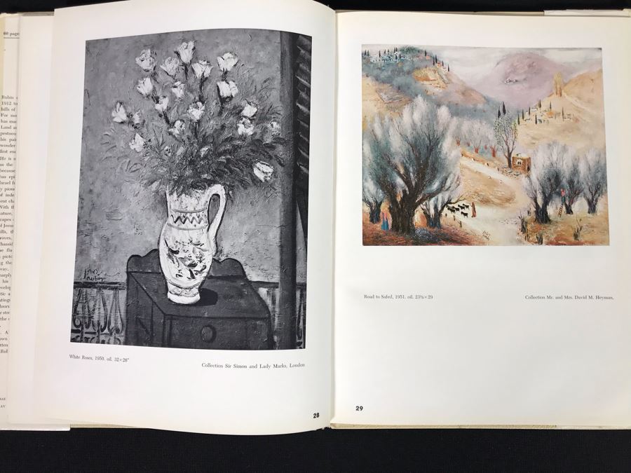 Hand Signed Reuven Rubin Greetings Card And Unsigned Rubin Art Book (JKE) [Photo 12]