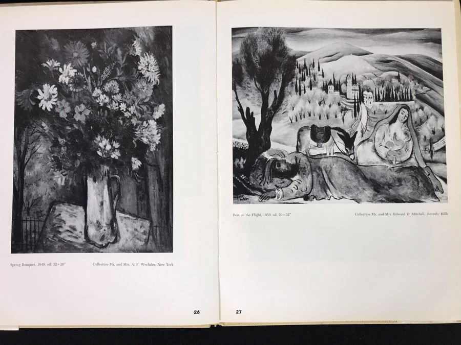 Hand Signed Reuven Rubin Greetings Card And Unsigned Rubin Art Book (JKE) [Photo 13]