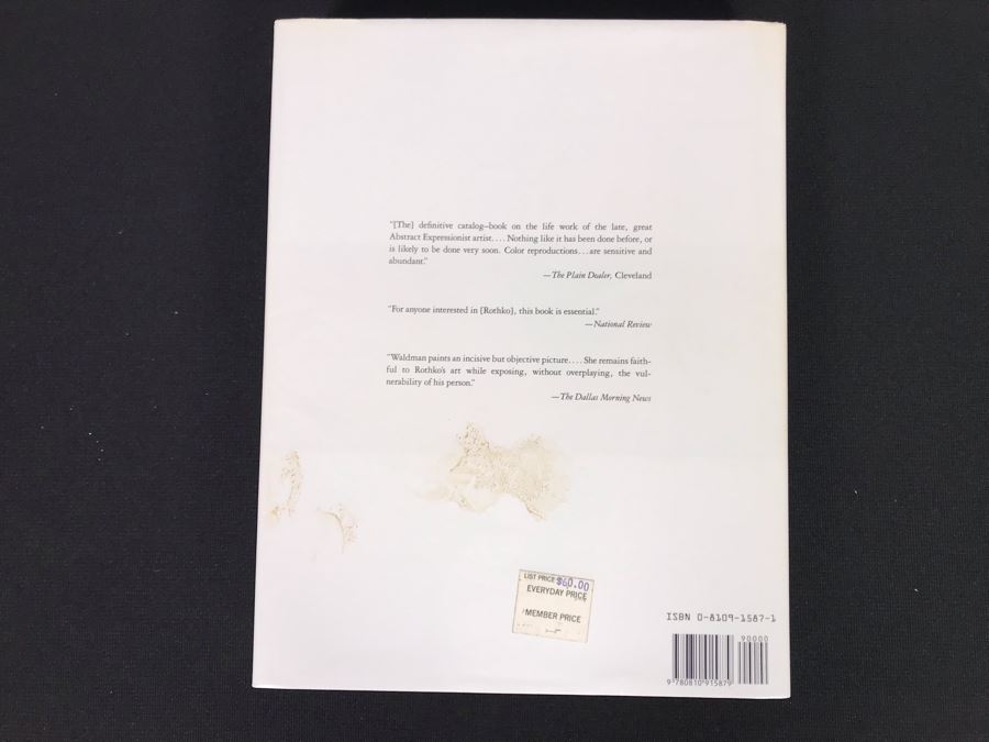 Mark Rothko Art Book Retails $60 (JKE) [Photo 3]