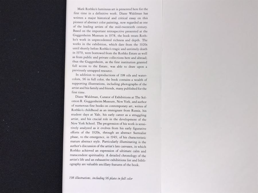Mark Rothko Art Book Retails $60 (JKE) [Photo 5]